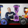Гироскутер с Влагозащитой Smart Balance 10" c Приложением и Самобалансировкой (Фиолетовый космос) Видео