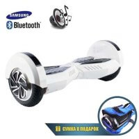 Гироскутер Smart Balance Transformers LED 8" (Бело-черный)